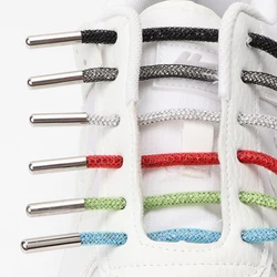 Luxury Crystal Rhinestone Rainbow Diamond Shoelaces Colorful Shiny Shoestrings Sneakers Round Clothes Bags Belt Shoe Accessories