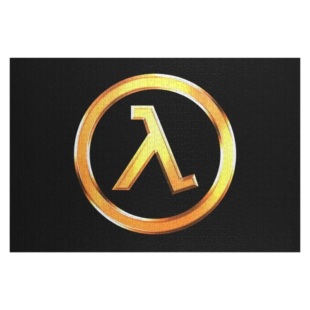 

Half Life Lambda Symbol (Variant) Jigsaw Puzzle Christmas Gifts Wooden Boxes With Photo Custom Name Wood Puzzle