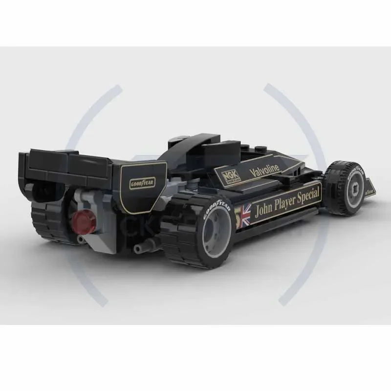 MOC- 206702   ビルディングブロック F1 ラリーカーフラワー 78 ミニレーシングステッチモデル 168 個子供の誕生日プレゼントクリスマスおもちゃギフト
