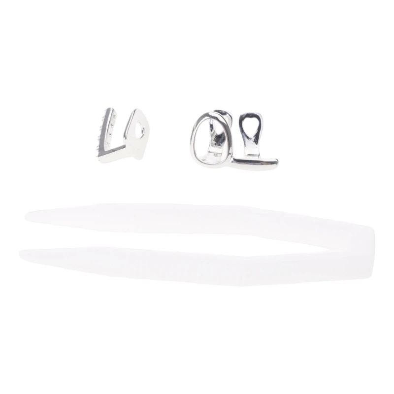 

9HJK Современные двухцветные украшения для тела со штангой для полости рта, 5 г, легкая латунь, нержавеющая сталь, прочный для и