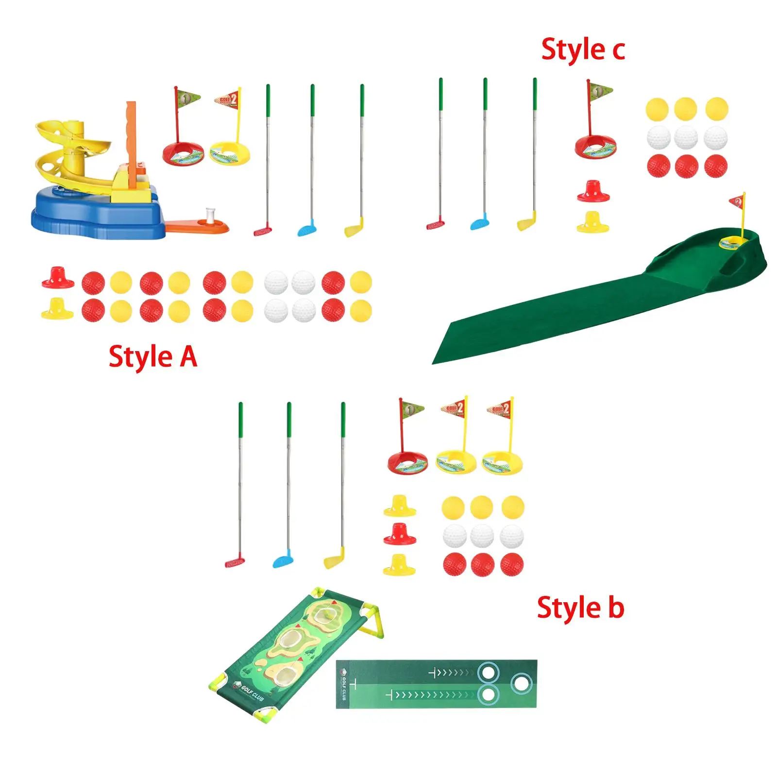 Juego de Golf para niños, pelotas de entrenamiento y Club de Golf, regalo para niños y niñas