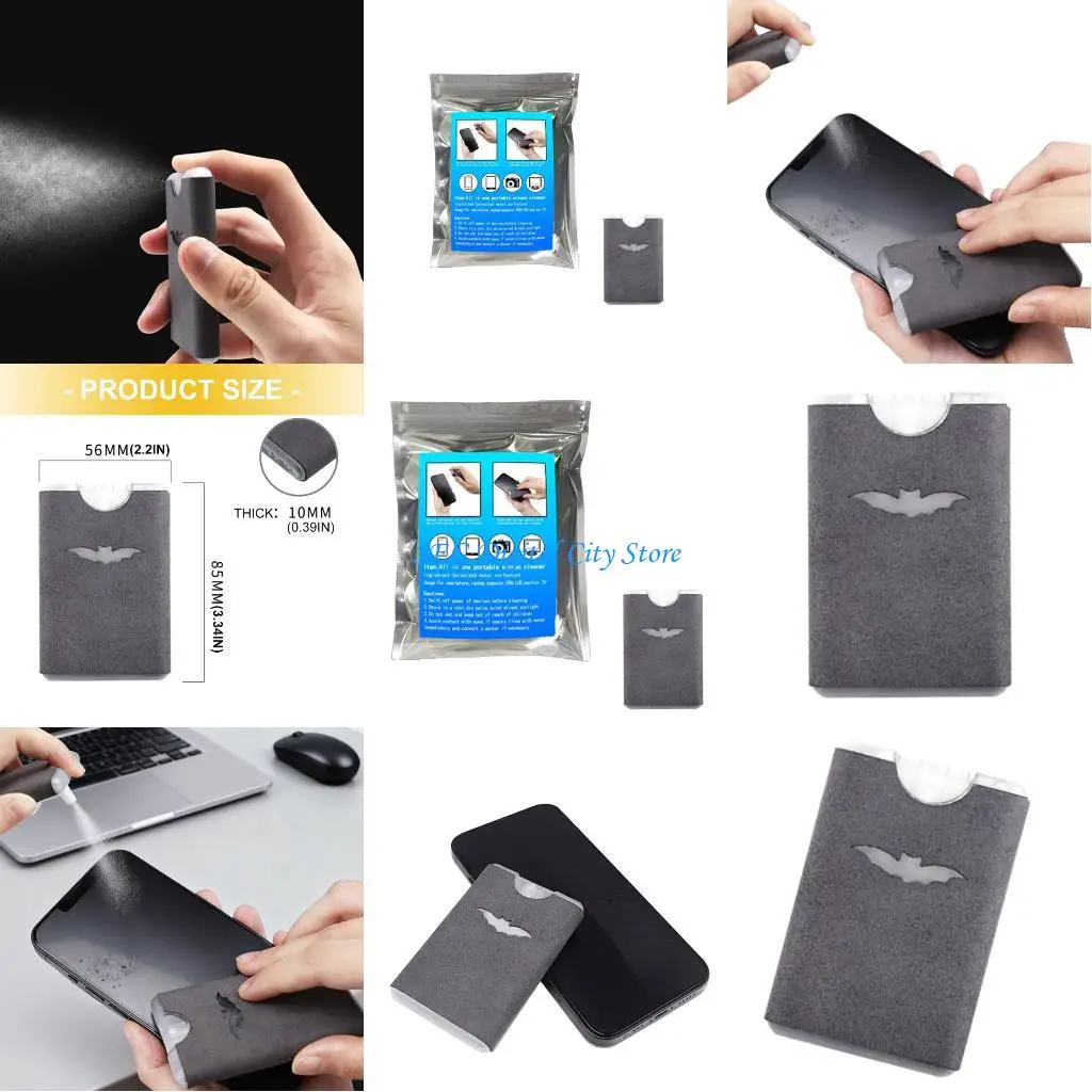 

U75B Пластиковый очиститель экрана, жидкая бутылка, 45 мл, телефон, ноутбук, планшет, средство для удаления масляных пятен