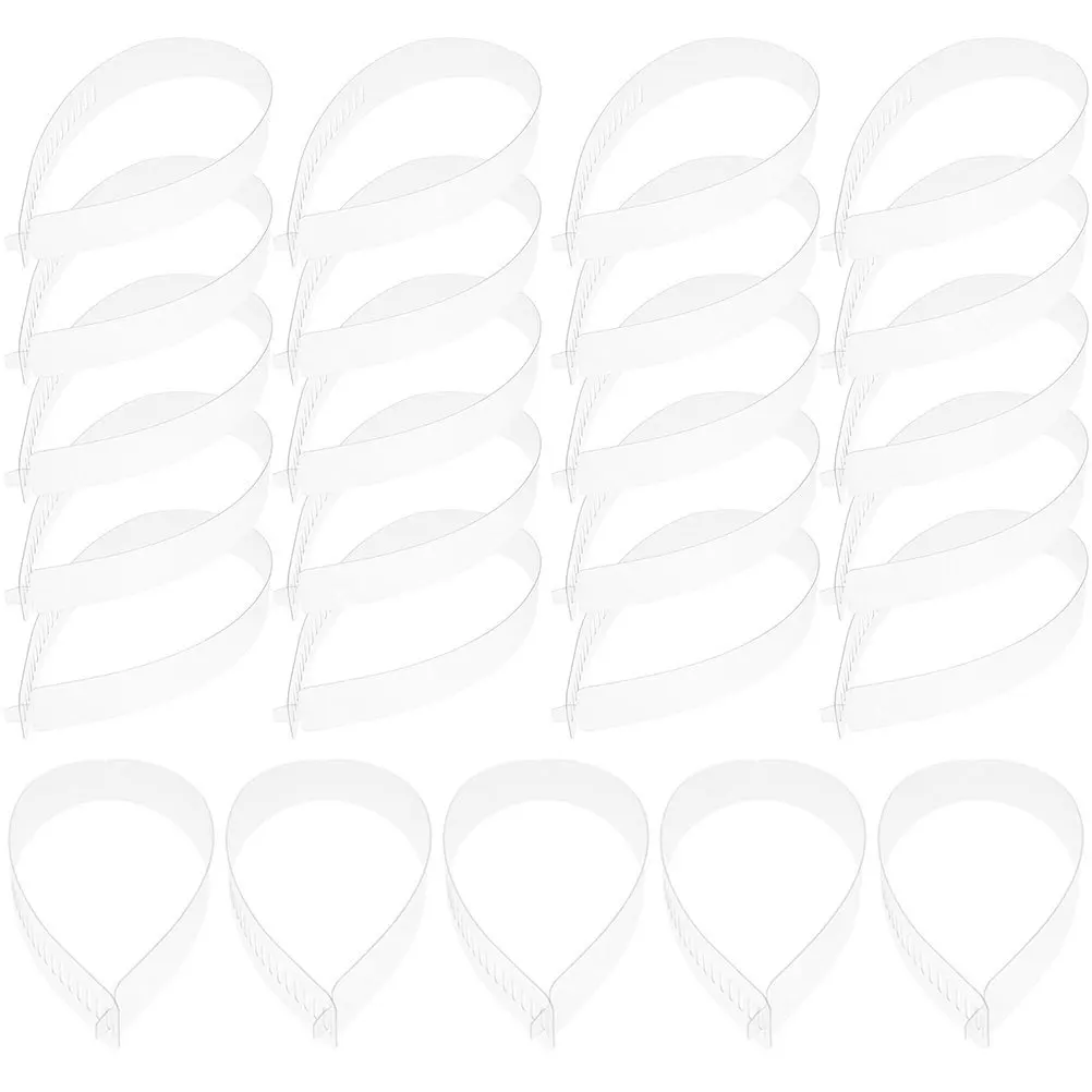 80Pcs 스트립 조정 가능한 셔츠 칼라 고정 용품 플라스틱 소재 절묘한 솜씨 내구성 사용