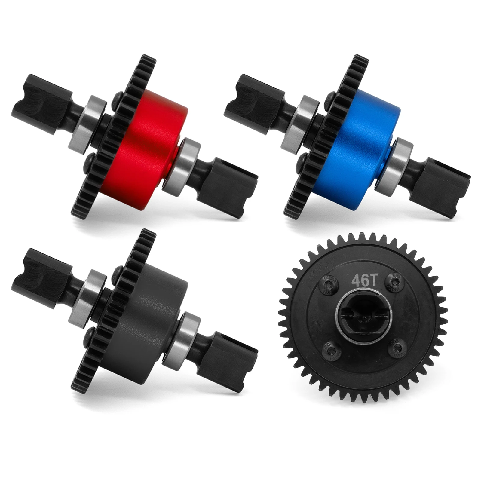 

Metal 46T Center Diff Set for ARRMA 1/7 Mojave Infraction Felony Limitless 6S BLX 1/8 Karton Typhon Outcast Talion 6S BLX RC Car