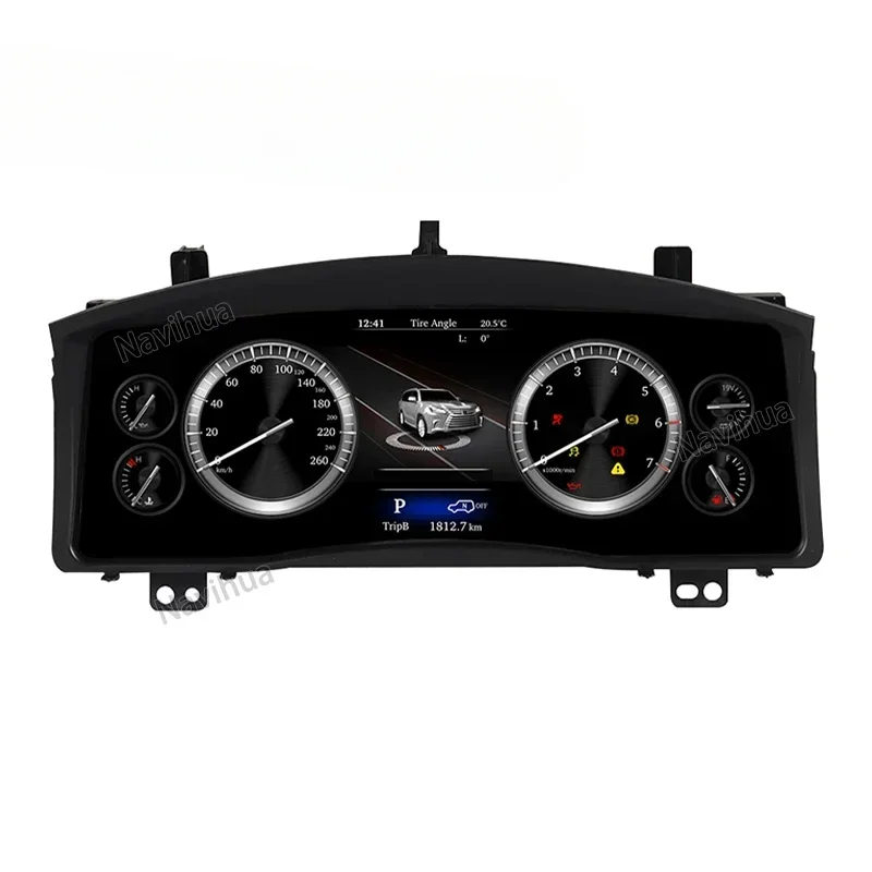 Navihua Car Gauges LCD Dashboard Digital Instrument Cluster Multifunction Speedometer for Toyota Land Cruiser factory outlet