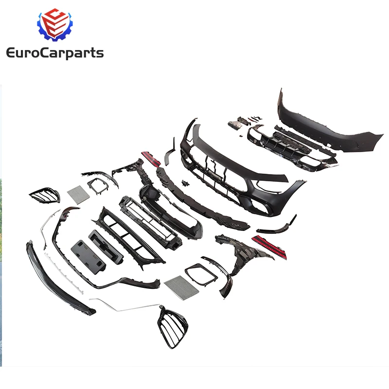 ترقية STLF2018 GT X290 مع GT63 Bodykit أنظمة جسم السيارة المصد الأمامي المصد الخلفي الناشر الخلفي لسيارة GT63S ذات 4 أبواب
