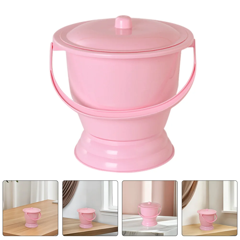 وعاء غرفة بلاستيكي محمول للأطفال الصغار، مرحاض أطفال مبولة، مقبض متين، سهل التنظيف، مدمج للسفر، السيارة، التخييم في حالات الطوارئ #1