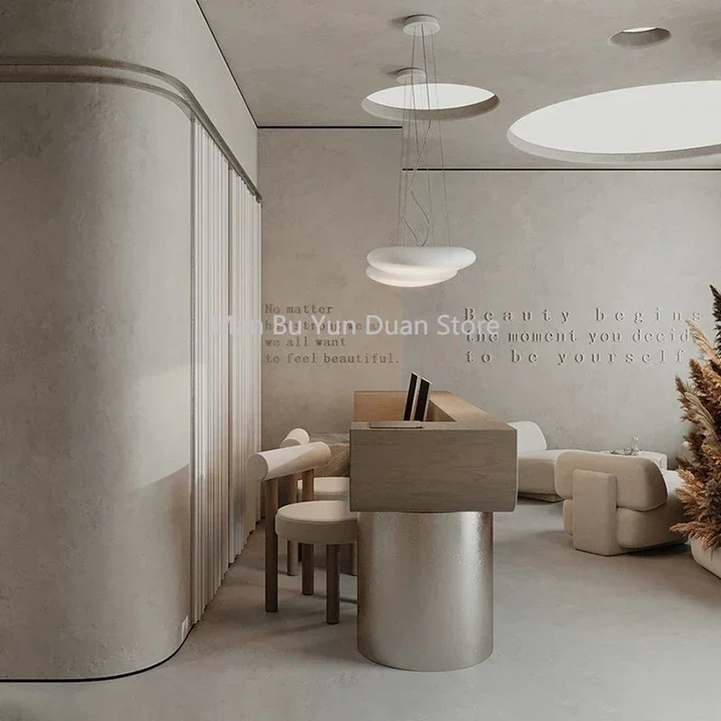 

Simplicity Luxury Clothing Store Reception Desk Information Reception Modern Beautysalon Meubilair Theater Furniture