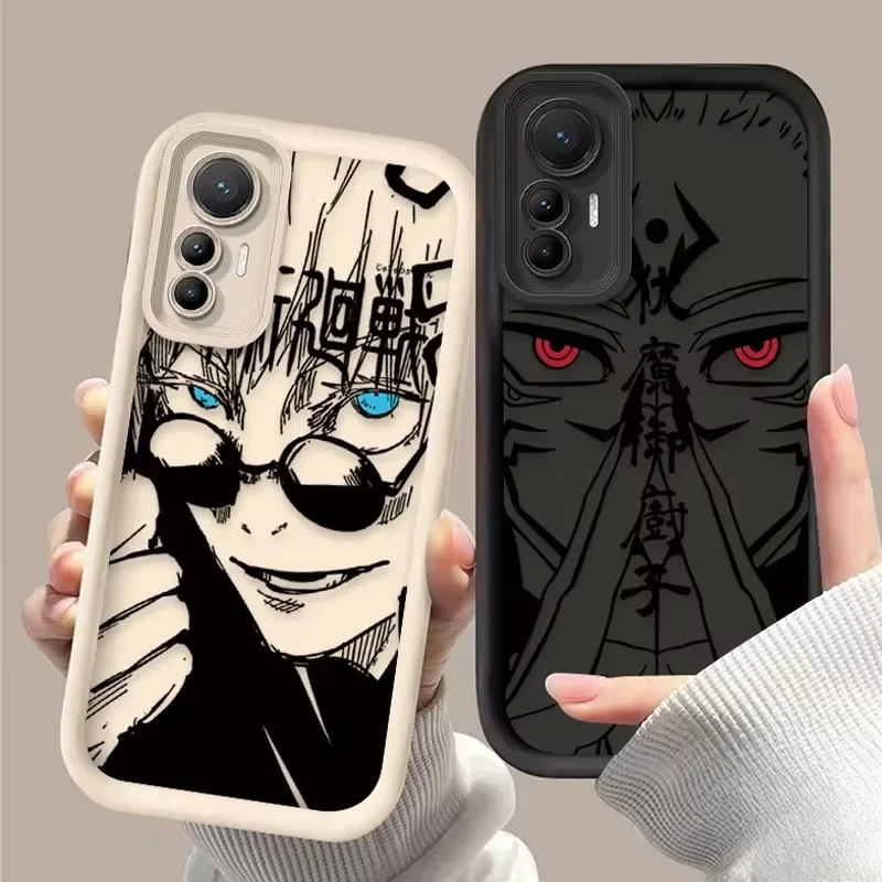 Case for Xiaomi 14T 12T 13T 11T 13 12 11 Lite 5G NE POCO X6 X5 F6 F5 F3 X4 GT X3 NFC M5S C65 M6 Pro Cool Jujutsu Kaisen Anime