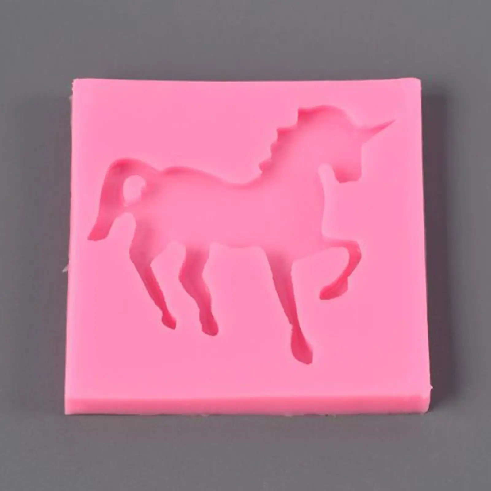 قوالب السيليكون للخبز قابلة لإعادة الاستخدام لطيف غير لاصق 2026 قوالب شوكولاتة فندان على شكل حصان لشمعة الكيك والحلوى والراتنج والحلوى #5