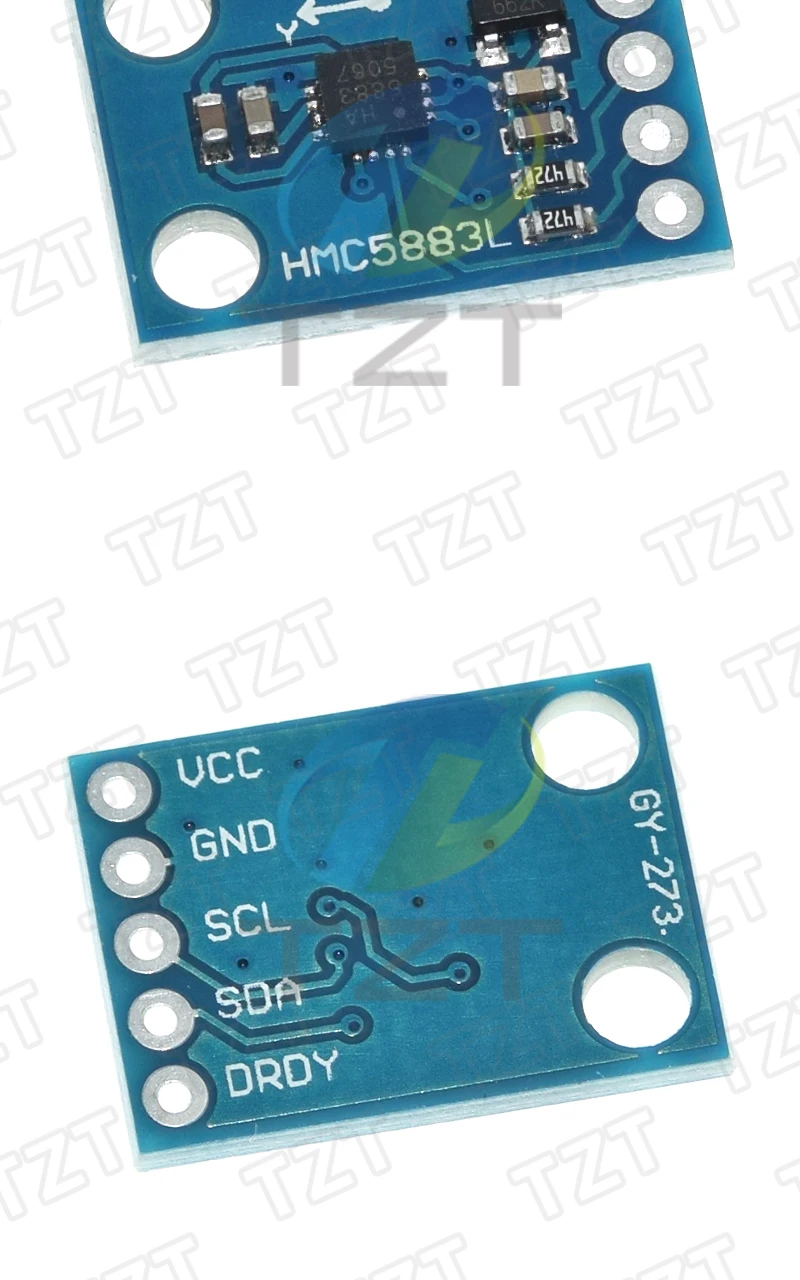 TZT GY-273 QMC5883L Modul Kompass-Magnetometer-Sensor 3V-5V – Detail 7