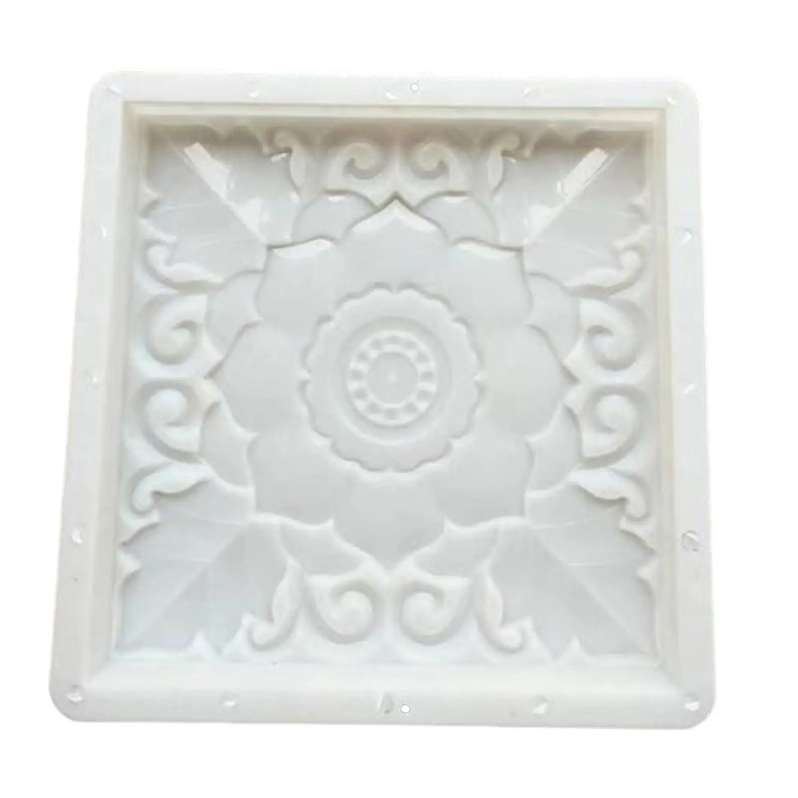 Polypropylene Stepping Stone Mold for DIY Walk Maker Concrete Paving Slab Garden Path Reusable Form for Patio Pavement