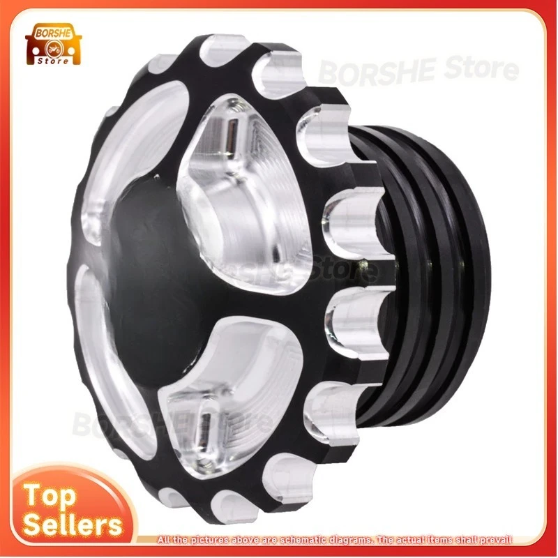 2026 مناسبة ل XL883 XL1200 48 Dyna Softail CNC تعديل RSD والعتاد نمط غطاء تغليف خزان الوقود الديكور