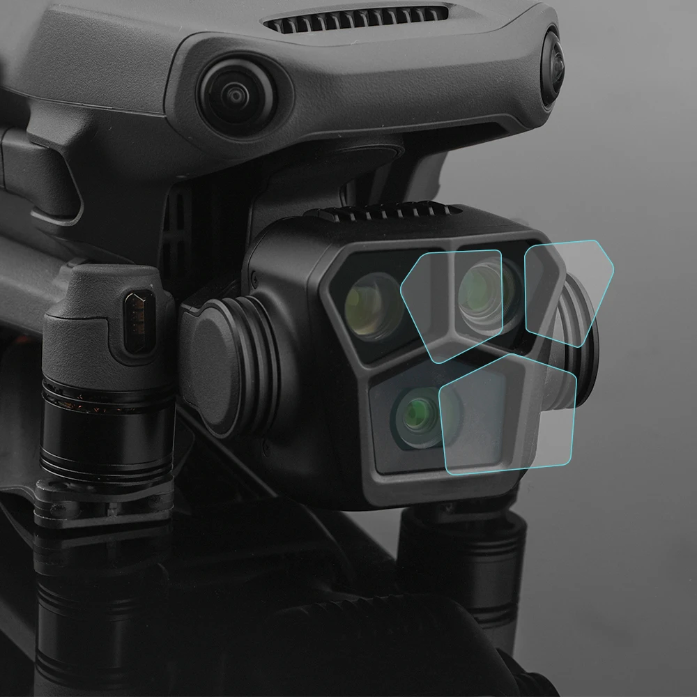 الزجاج المقسى ل DJI Mavic 3 برو 9H المضادة للخدش عدسة واقية فيلم واقية واقية كاميرا حامي اكسسوارات
