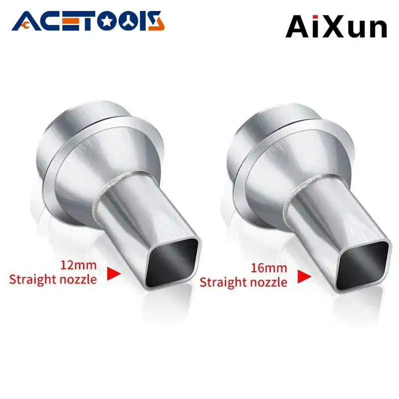 Aixun Square-Opening Hot Air Gun Nozzles Head For CPU Desoldering Supports Aixun H314 / H312 / H310D Hot Air Gun Rework Station