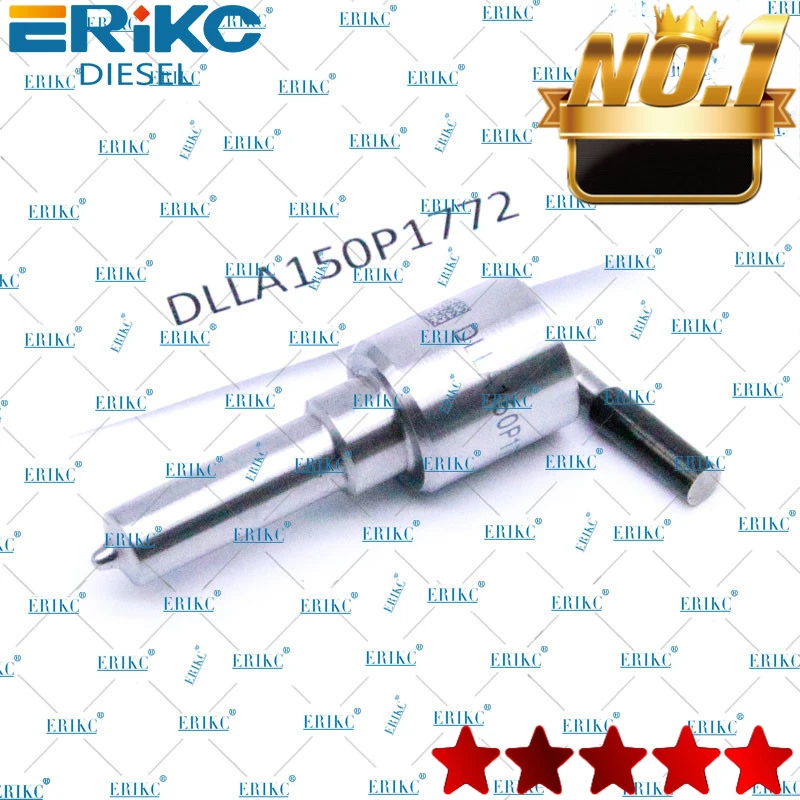 

ERIKC DLLA 150 P1772 Nozzle 0433172081 Original Factory Direct Diesel Fuel Injector DLLA 150 P1772 CR Fuel Sprayer 0445110332