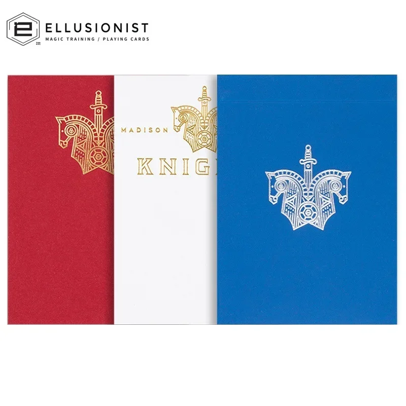 Ellusionist Knights Playing Cards USPCC Collectible Deck Poker Size Card Games Card Magic Trick Magia Magicians Prop Accessory