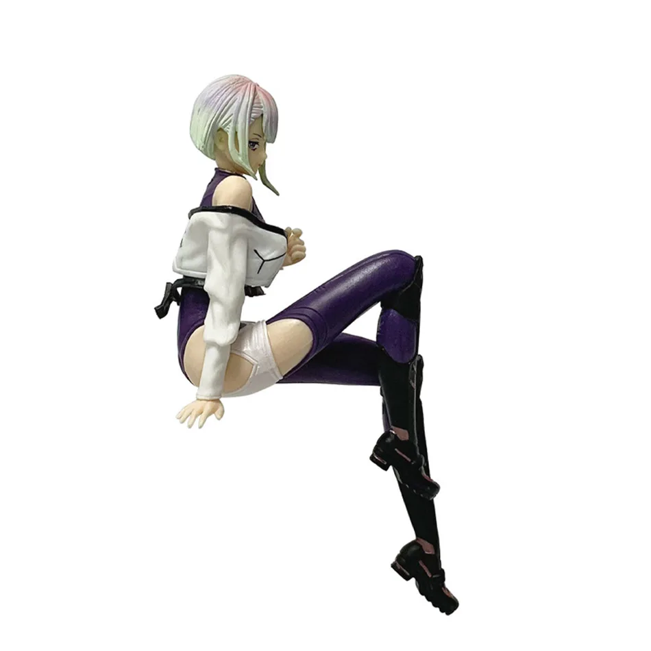 Edgerunners Anime-Figuren – Lucy-Sitzposen im Cyberpunk-Stil | Street Samurai Desktop-Modellspielzeug, Fan-Kollektion – Detail 6