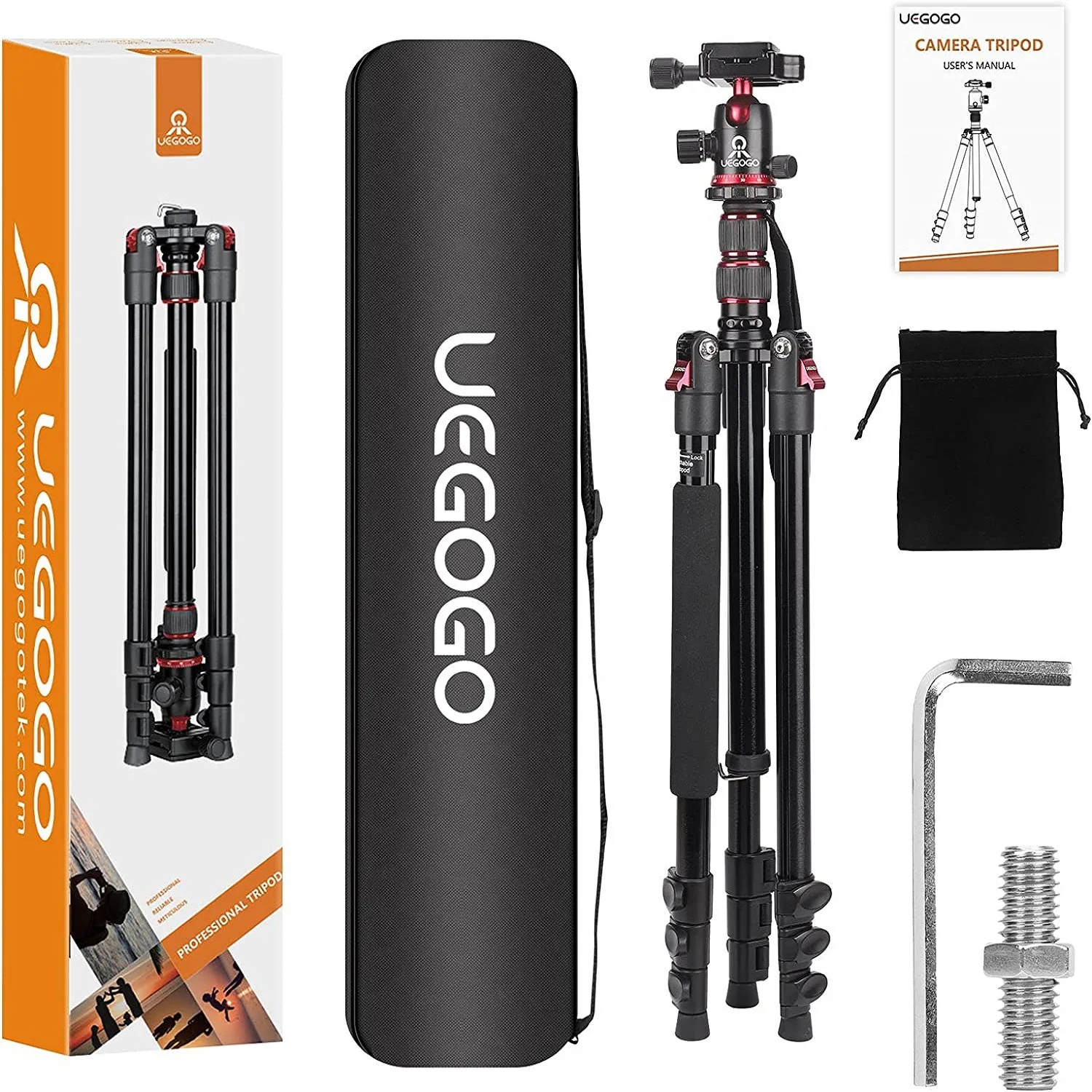 Camera Tripod C11 Stand 196CM Multi-Function Mobile Phone Live Broadcast Outdoor Portable Professional