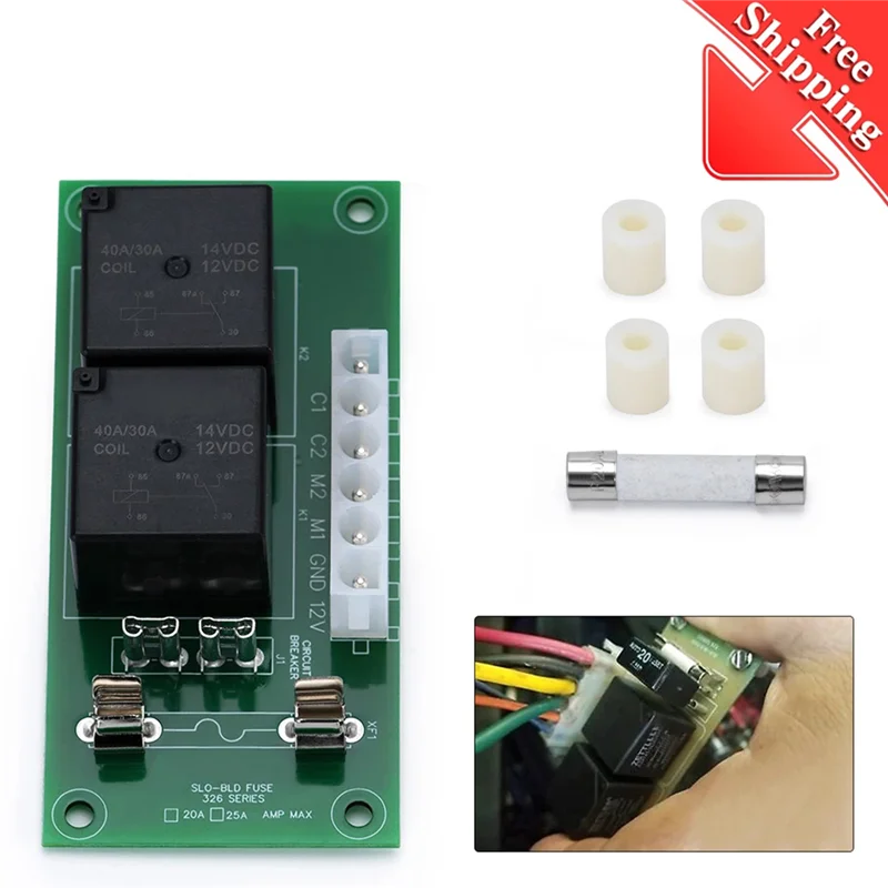 2Sets 14-1130/140-1130 RV Power Gear Slide Out Relay Control Board for Fleetwood 246063 RV Relay Board