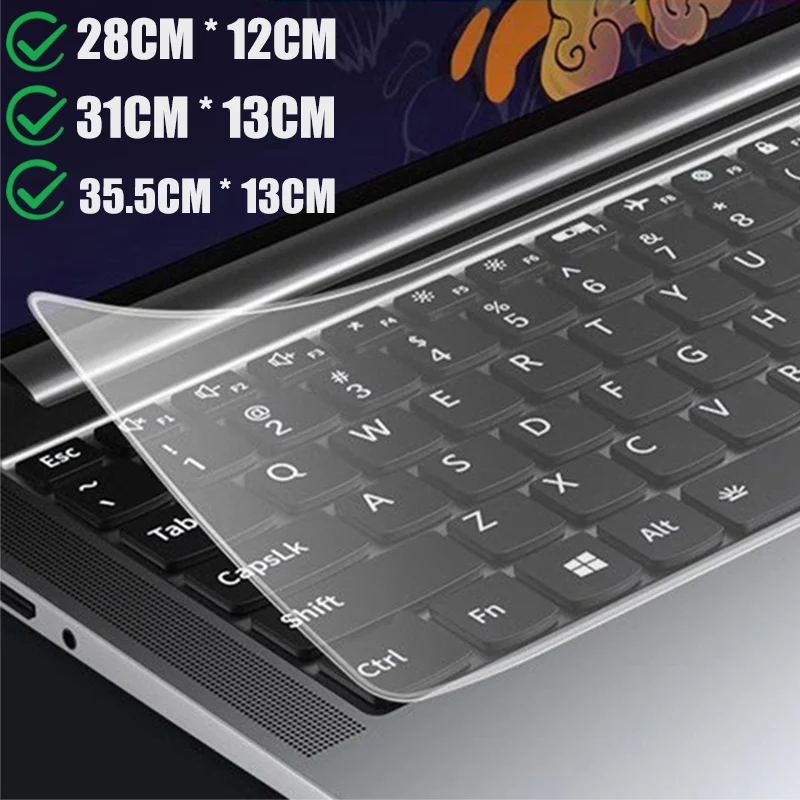 Waterproof Laptop Keyboard Protective Film Universal 15-17 Inch Notebook Keyboard Cover 13 15 17 Inch Silicone Dustproof Films