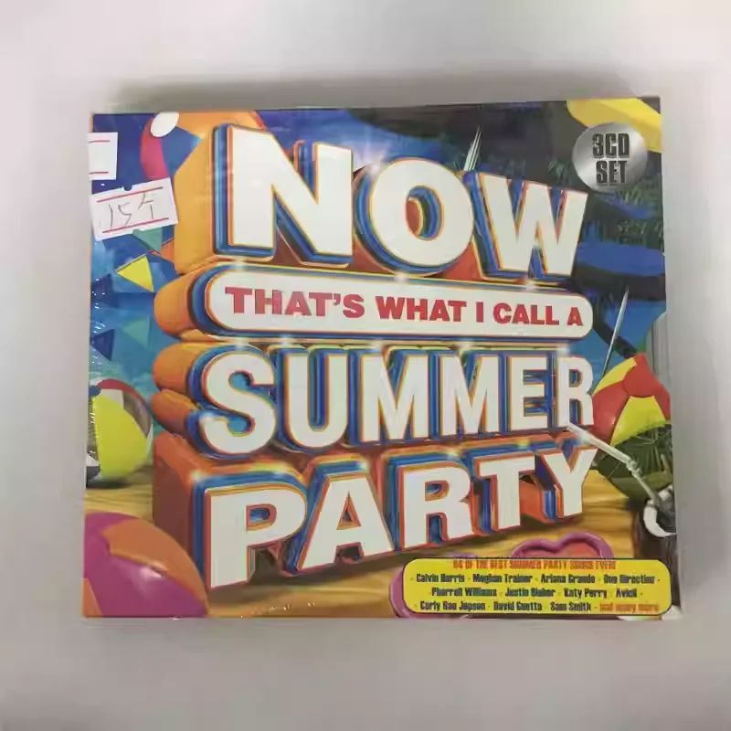 Classic Pop Album Various Artists Music CD Now That's What I Call A Summer Party Music Record 3CD Cosplay Soundtracks Box Gift