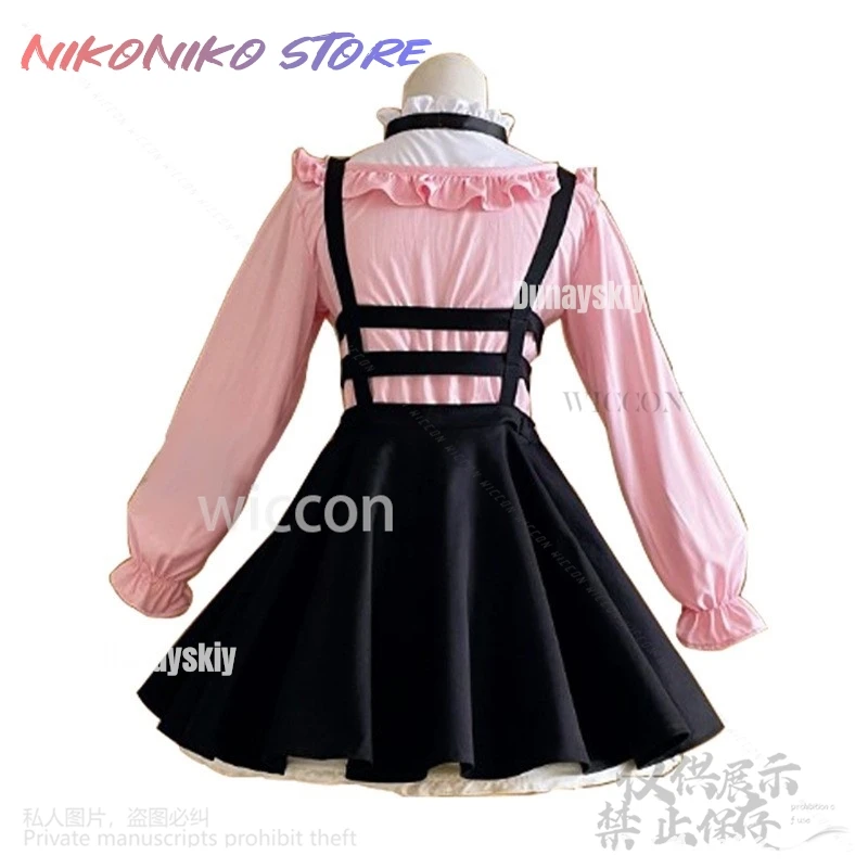 Mayuzumi Fuyuko Cosplay THE IDOLM@STER SHINY COLORS Anime Costume Japanese Sweet Jirai Kei Girls Gothic Lolita JK Shirt Dress