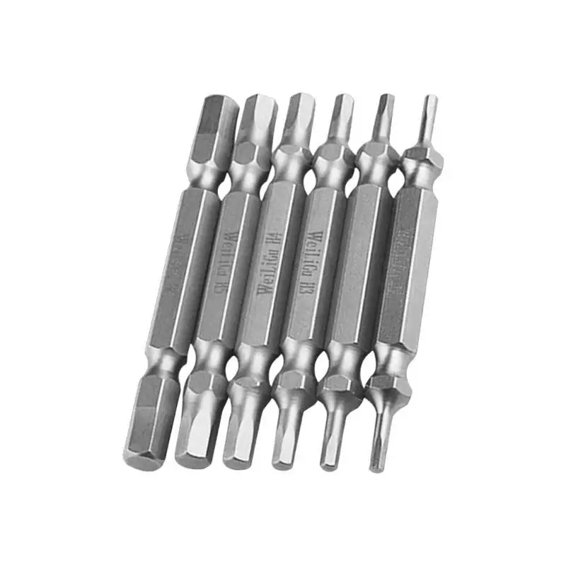 652F Pack Of 6 Double Ended Bits Effective Double Sided Bits For Convenient Household Projects