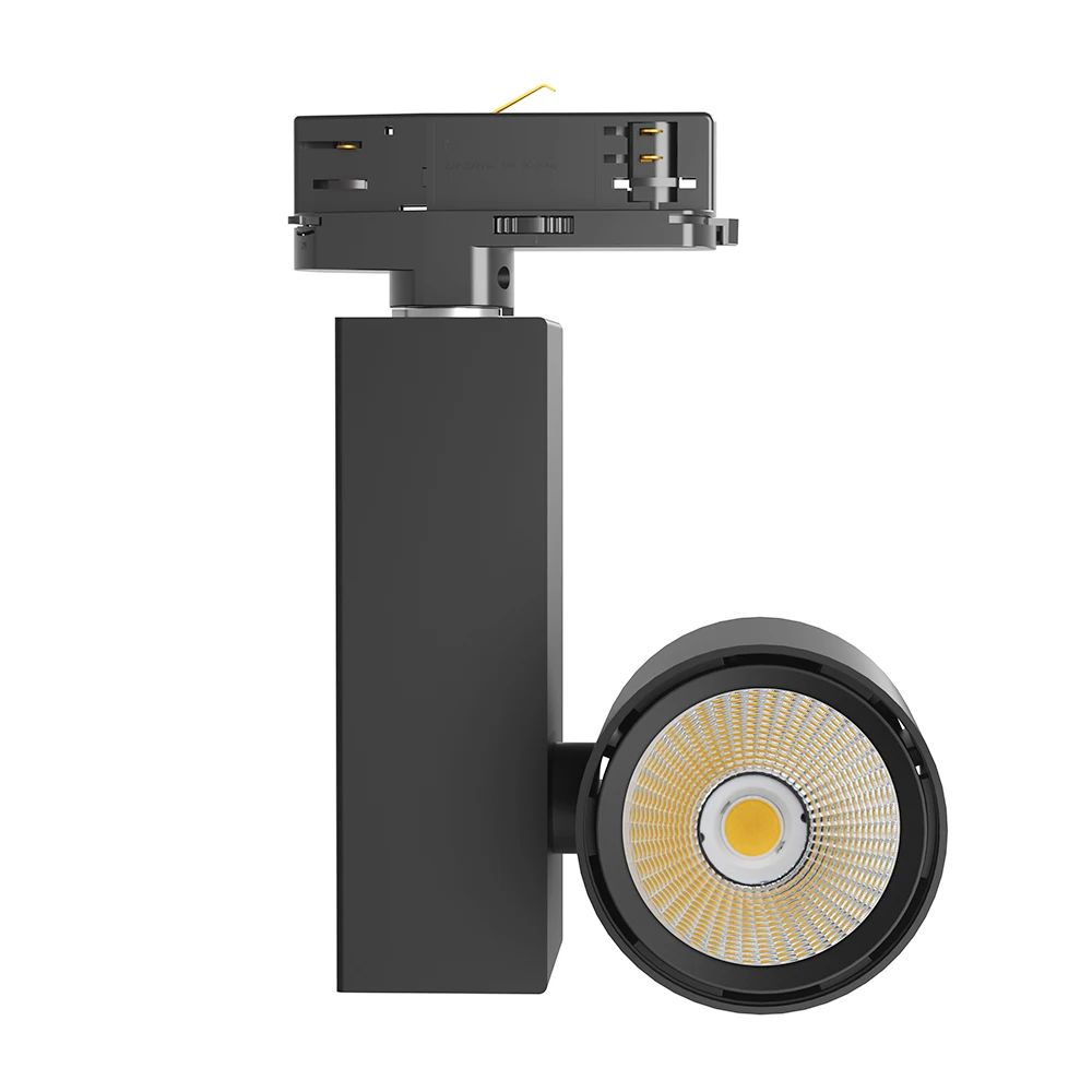 RGBW DMX LED Track Spot Light 3 Phases 6 Wires Bluetooth Zigbee Dimming 30W 20W RGB DMX Track Lighting