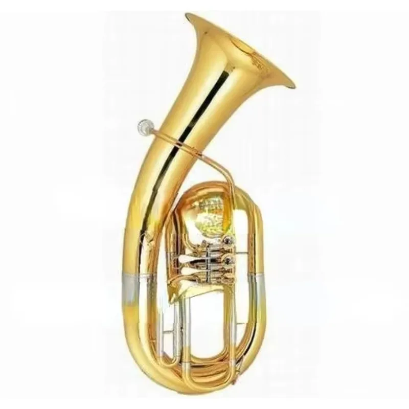 2025 Trompa de baixo compensadora profissional de eufônio com 4 válvulas e design de furo grande