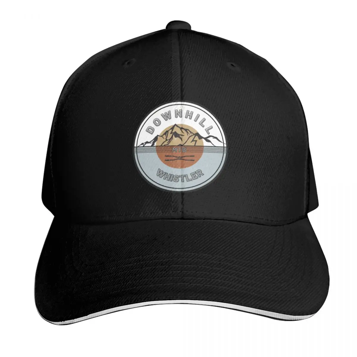 WHISTLER MOUNTAIN BIKE TRAILS II,KING OF THE MOUNTAINS, RIDE HARD DIRT DUST MUD, MOUNTAIN BIKE DIRT THERAPY, RIDE H Baseball Cap