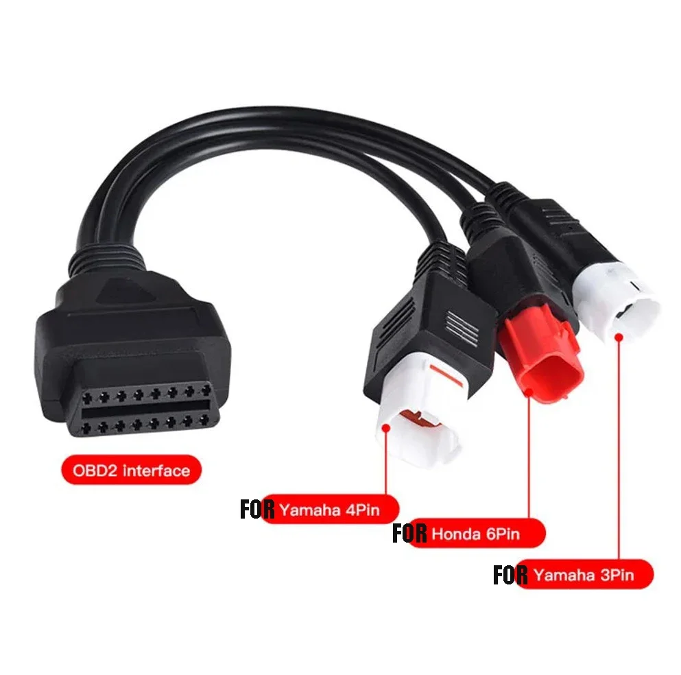 

For Yamaha Motorcycle Cables OBD Cable to 3pin 4pin One Point Three Adapter Cable Extremely Fast Shipping