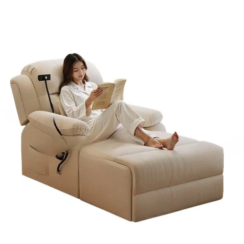 Sofa Single Room Bedroom Concubine Bed 180 ° Lying Flat Beauty Bed Modern Concubine Chair