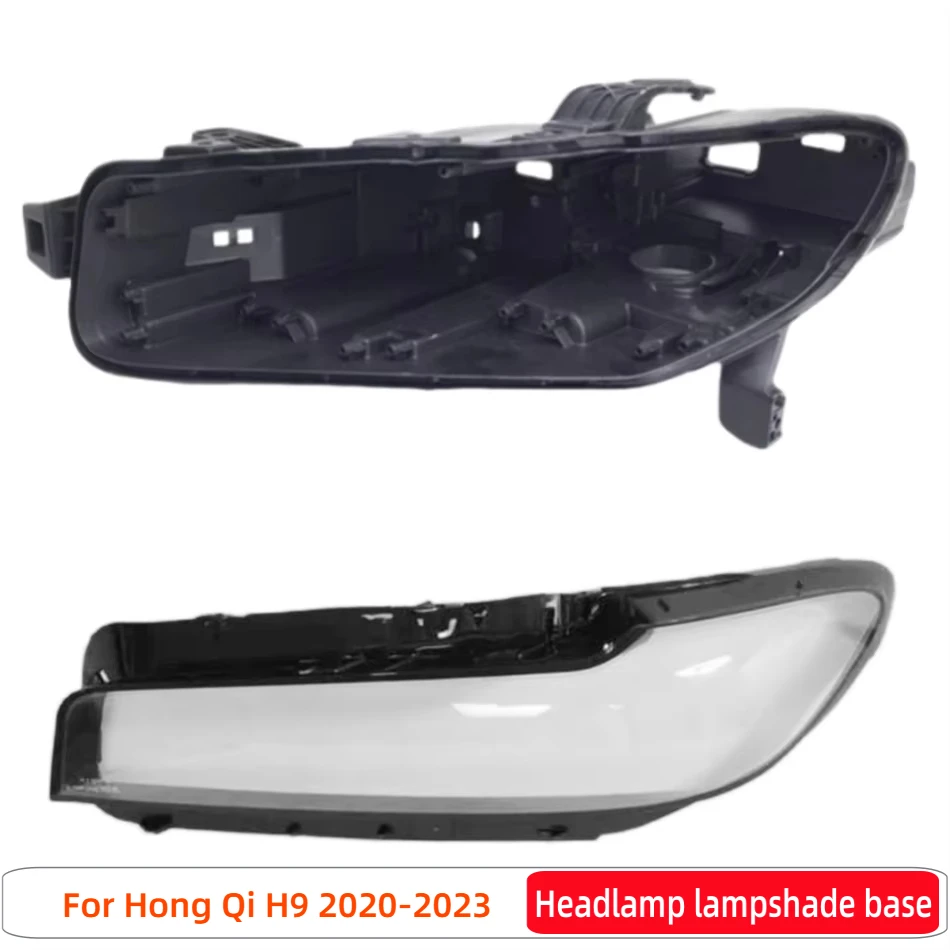 

For Hong Qi H9 2020 2021 2022 2023 Car Gadgets Base Head Lamp Shell Headlight Support Front Headlight Lens Cover