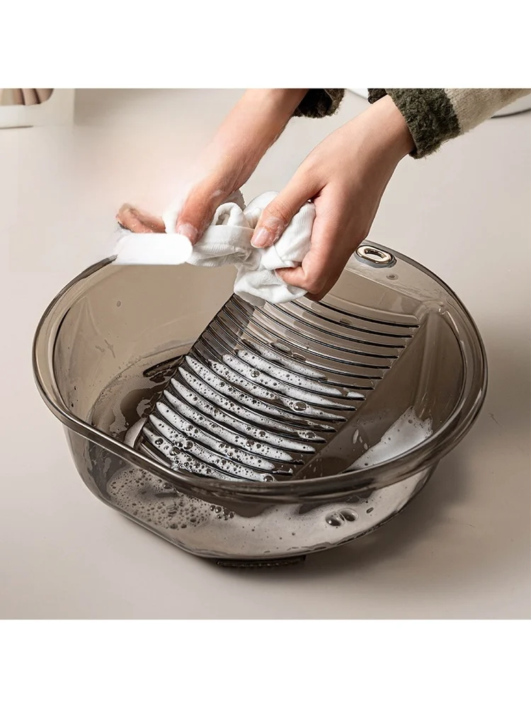 

Новая модель: Утолщенная интегрированная раковина для стирки с доской для отжима, большая, для домашнего использования, многофункциональная хозяйственная ванна-таз для стирки