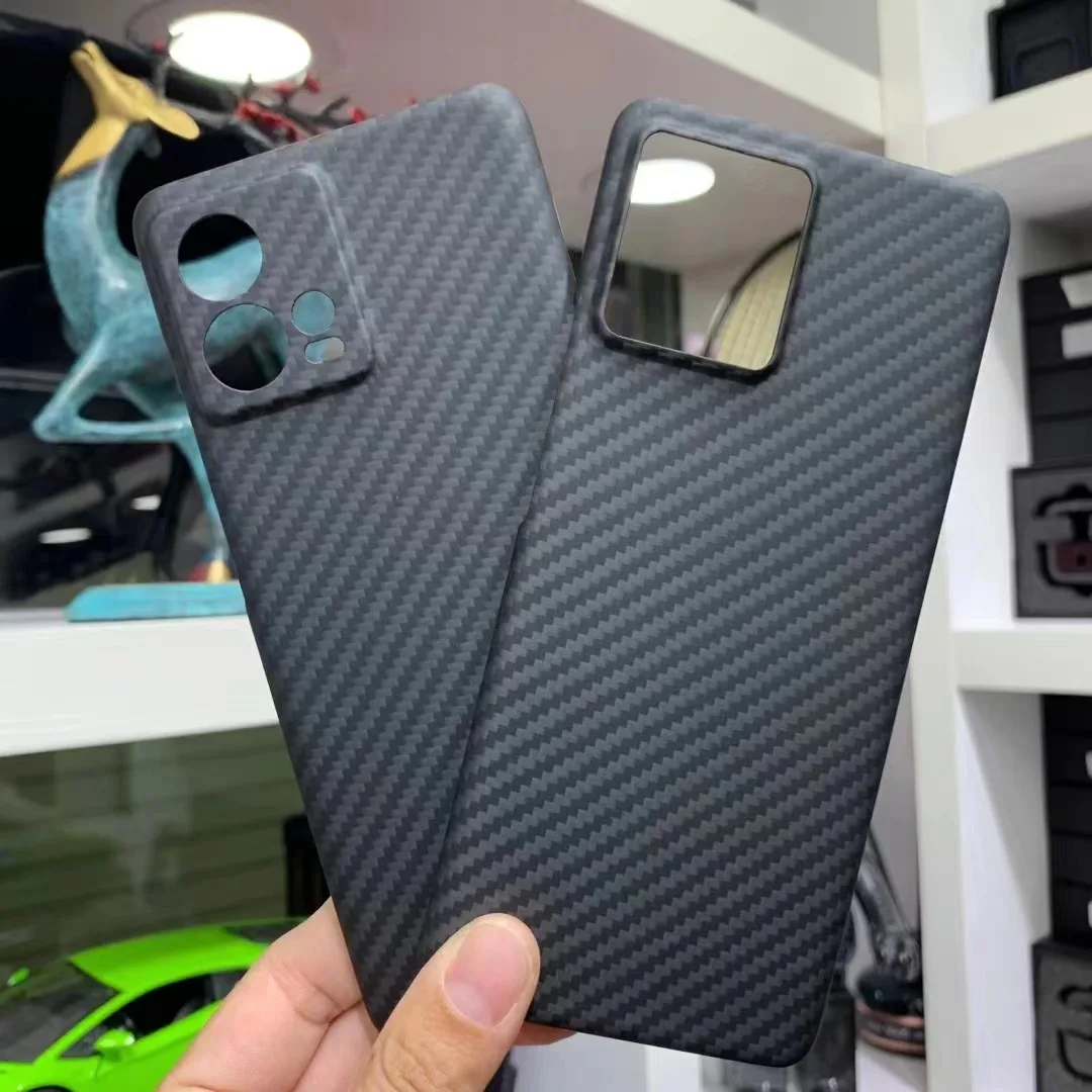 Case for Motorola Moto S30 Pro & Edge 30 Fusion Real Carbon Fiber Aramid Cell Mobile Phone Protection Shell Protective Cover