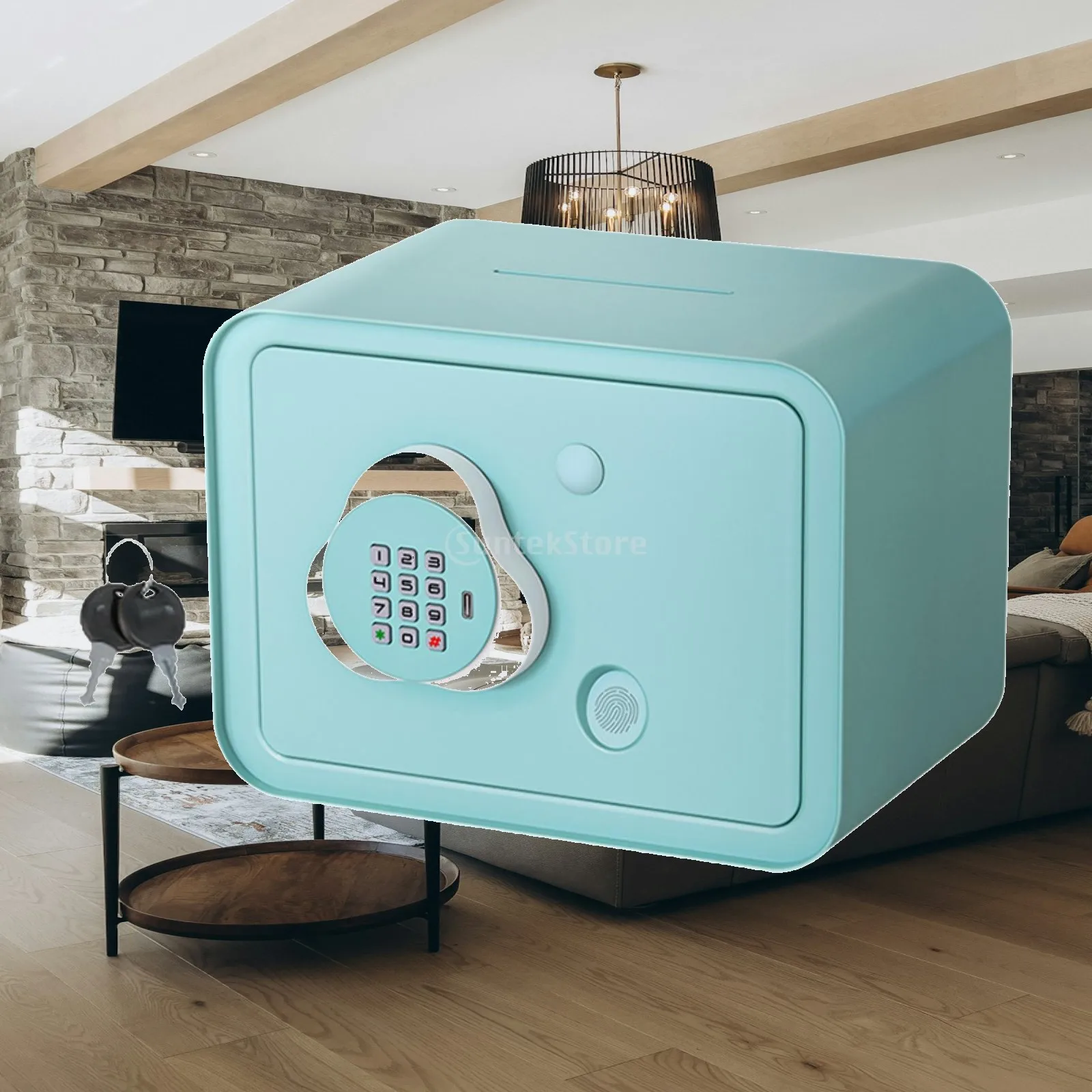 Savings Money Container Stable Educational Birthday Gifts Fingerprint Password Money Box Saving Money Jar for Christmas
