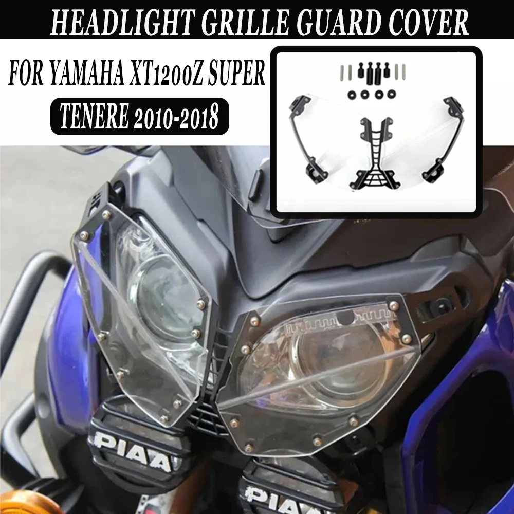 Motorcycle Accessories Front Headlight Grille Protective Cover Protector For Yamaha XT1200Z Super Tenere XT 1200 Z 2010-2019