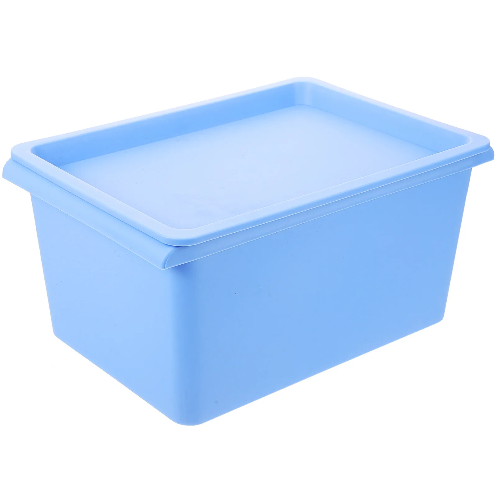 Plastic Storage Box Rectangle Small Object Organizer Large Capacity Desktop Storage Box Lid Small Plastic Containers for Office