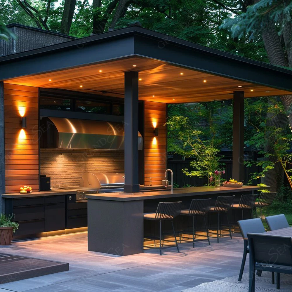 Modern Louvered Outdoor Pergolas Bioclimatica Para Exterior Waterproof Aluminum Gazebo Pavilion for Professional Patio Design