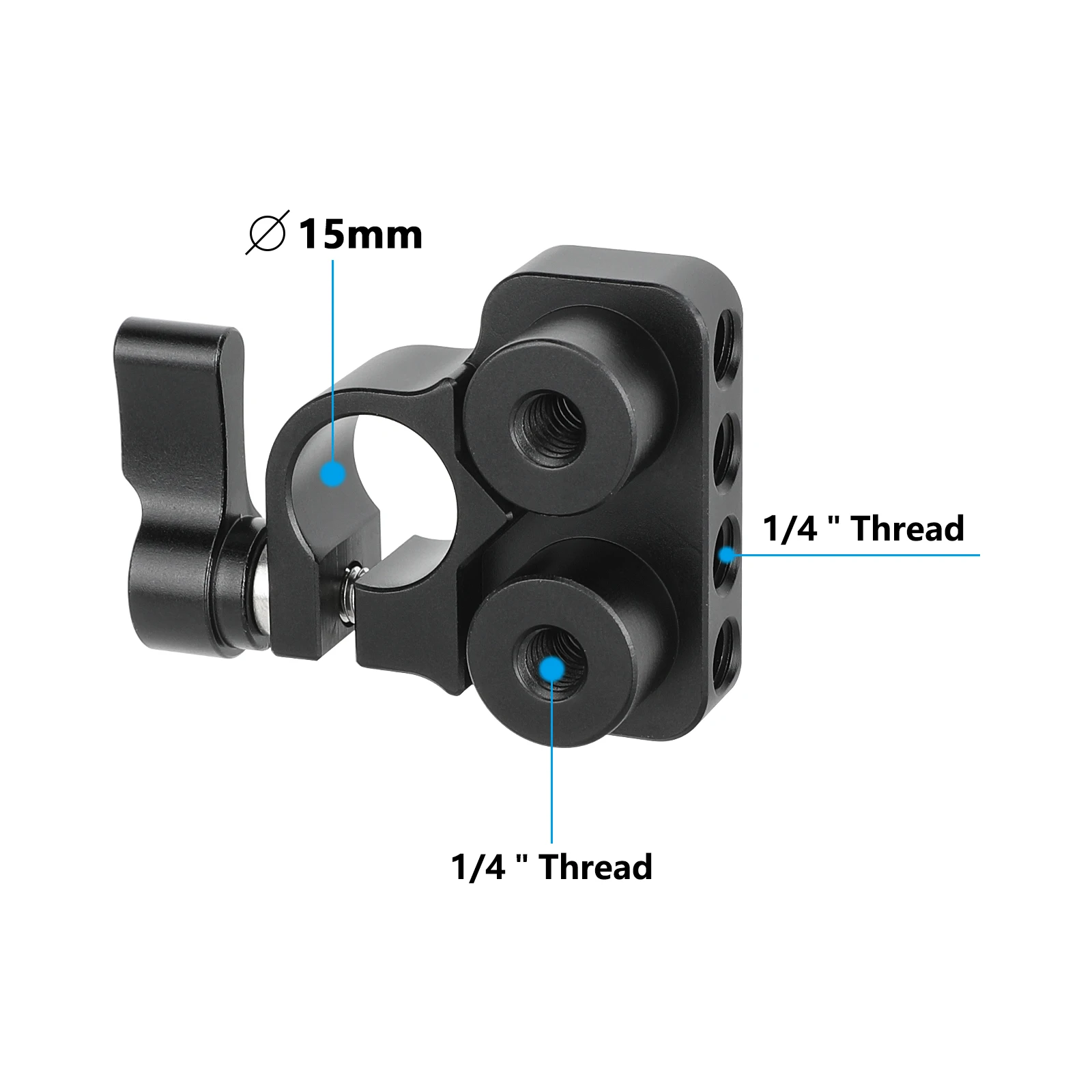 HDRIG Cross Cheese Bar with Dual 15mm Rods Adapter 1/4\