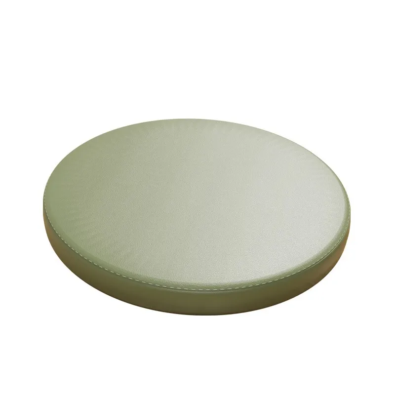 Round Memory Foam Seat Cushion  Leather Non-slip Dining Chair Pad  Bar Stool  Bay Window Futon Tatami Mat