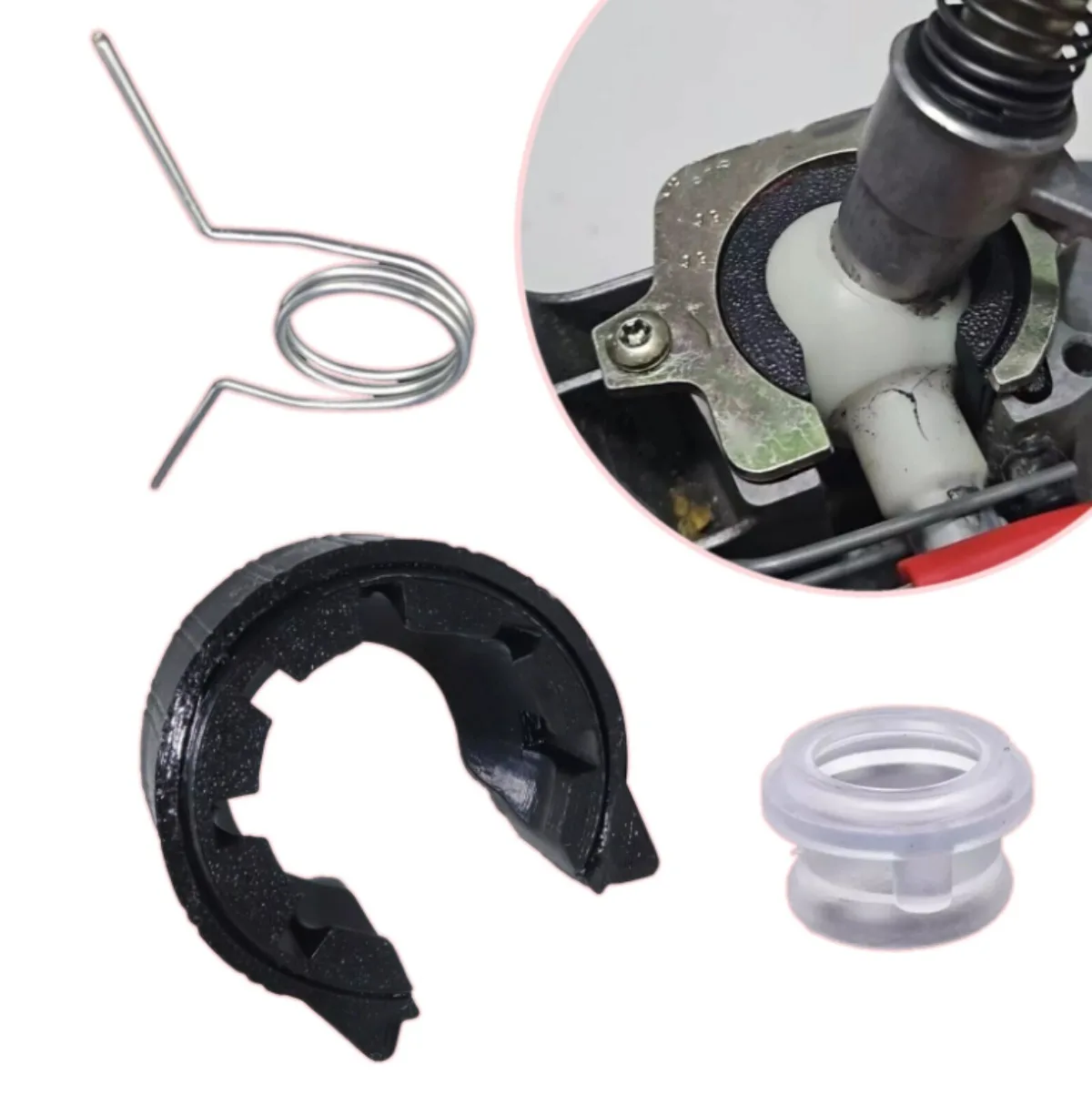 3pcs Untuk VW Golf Polo Bora Manual Gear Linkage Selector Shell Shift Rod Lever Bushing Spring Shifter Ball Uper Aksesoris Mobil