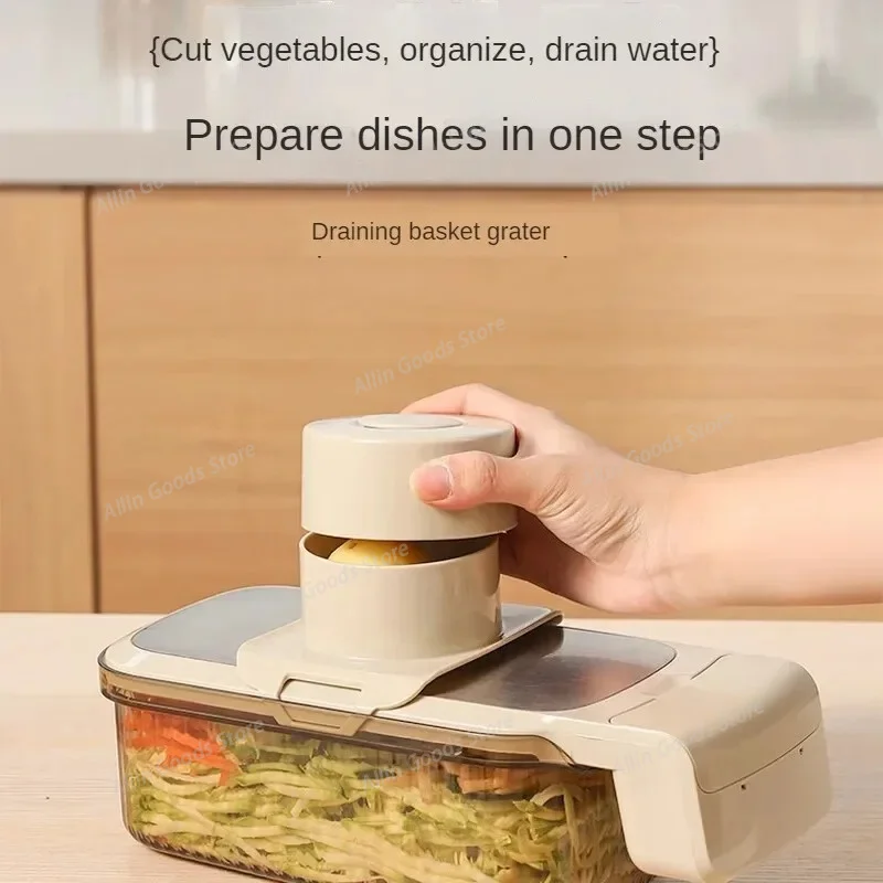 Vegetable Cutter Set with Different Blades for All Kinds of Slicing Needs Safe and Not Harmful To Hands