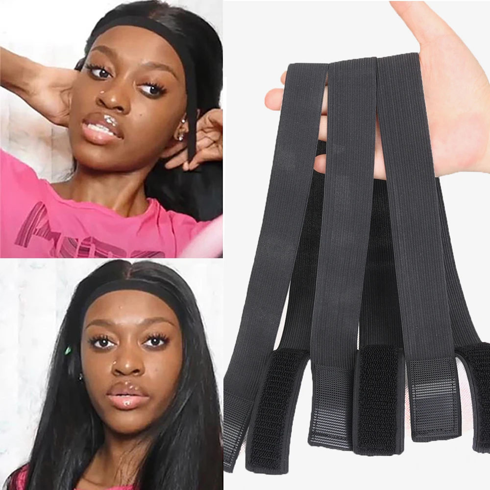 Width 3/3.5cm Elastic Band For Wigs to Melt Lace Adjustable Wig Band For Edges with Magictape Hair Lace Bands to Lay Edges