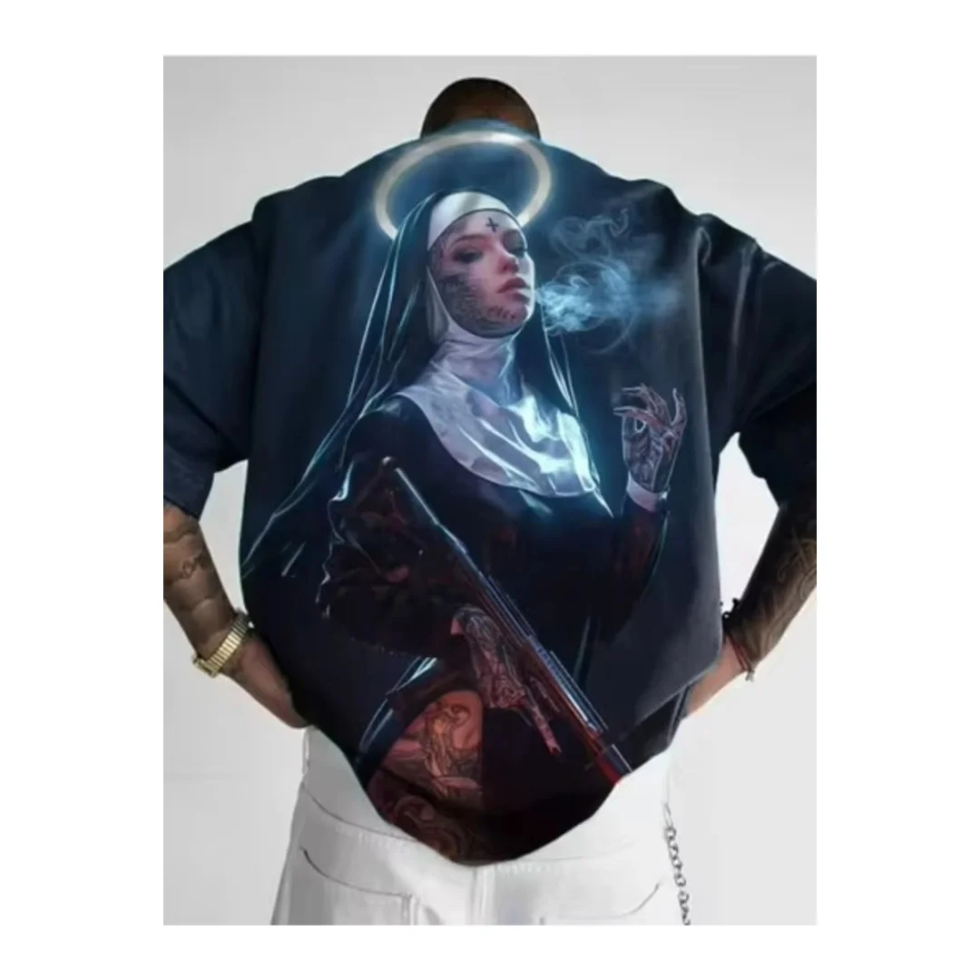 Hip-Hop Cartoon Mädchen Grafik T-Shirt 3D-Druck Sommer Freizeit Trocken schnell Herren T-Shirt Kinderkleidung T-Shirt Y2k Frau