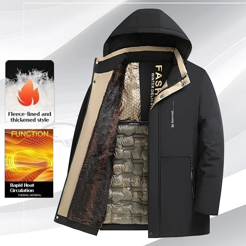 

Новинка 2025 года, зимнее пальто для мужчин и женщин, парка черного и золотого цвета, утепленная теплая хлопковая стеганая куртка, ветрозащитная водонепроницаемая верхняя одежда
