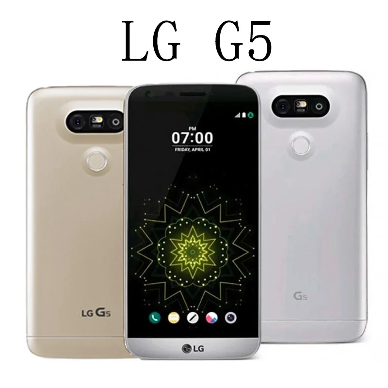 Оригинальный разблокированный телефон LG G5 F700 H820 H850, 4G, телефон с идентификацией по отпечатку пальца, 4 + 32 ГБ, 16 Мп + 8 Мп, 5,3 дюйма, IPS, ЖК-экран, четырехъядерный, Android