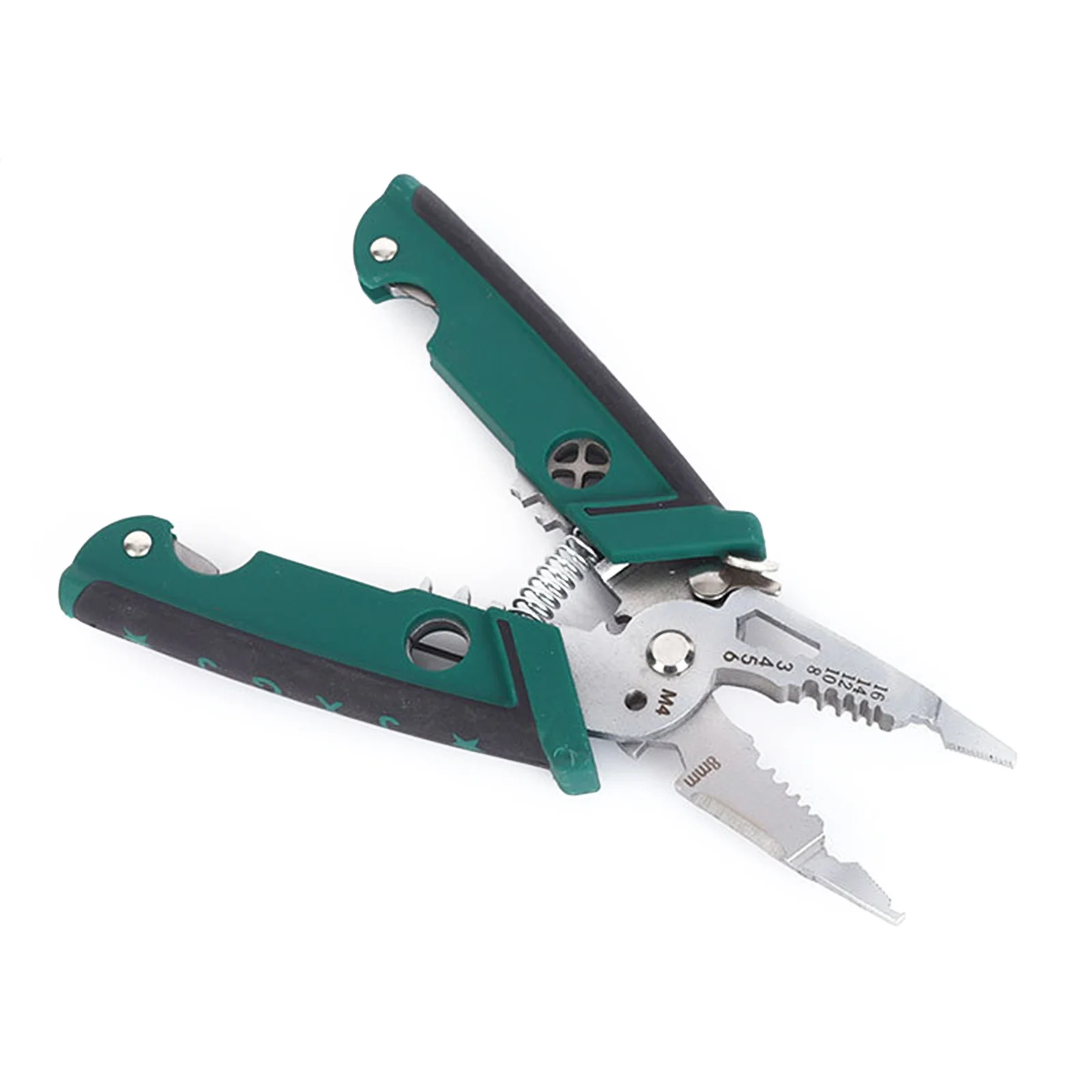 Descascador de fio de lâmina dupla multifuncional cortador de cabo antiderrapante alça liga de aço para eletricista diy uso industrial