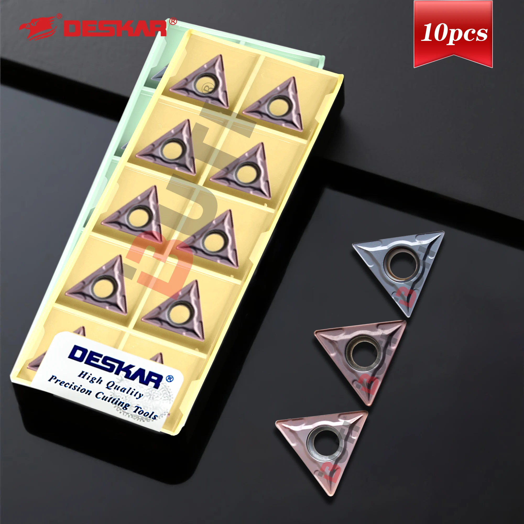 

TCMT090204 110202 110204 110208 LF6018 LF6118 LF6018S DESKAR 100% Оригинальные токарные пластины для внутренней обработки отверстий на обрабатывающих центрах